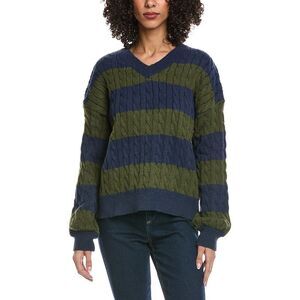 Madison Miles Womens  Knit Sweater, Blue